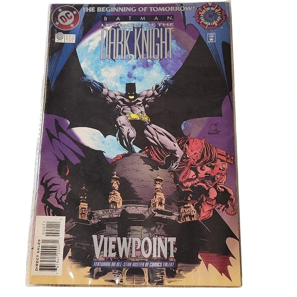Vintage 1994 Batman Legends of the Dark Knight 0 DC Comic Key Issue October‎